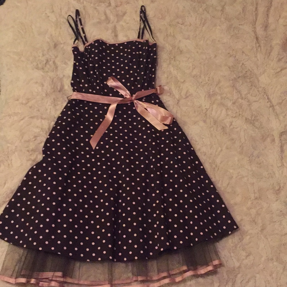 brown and pink dress💖
